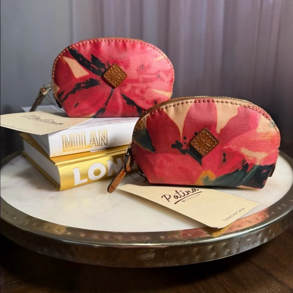 NWT PATRICIA NASH Patina Mini Cosmetic Case- Spring Multi